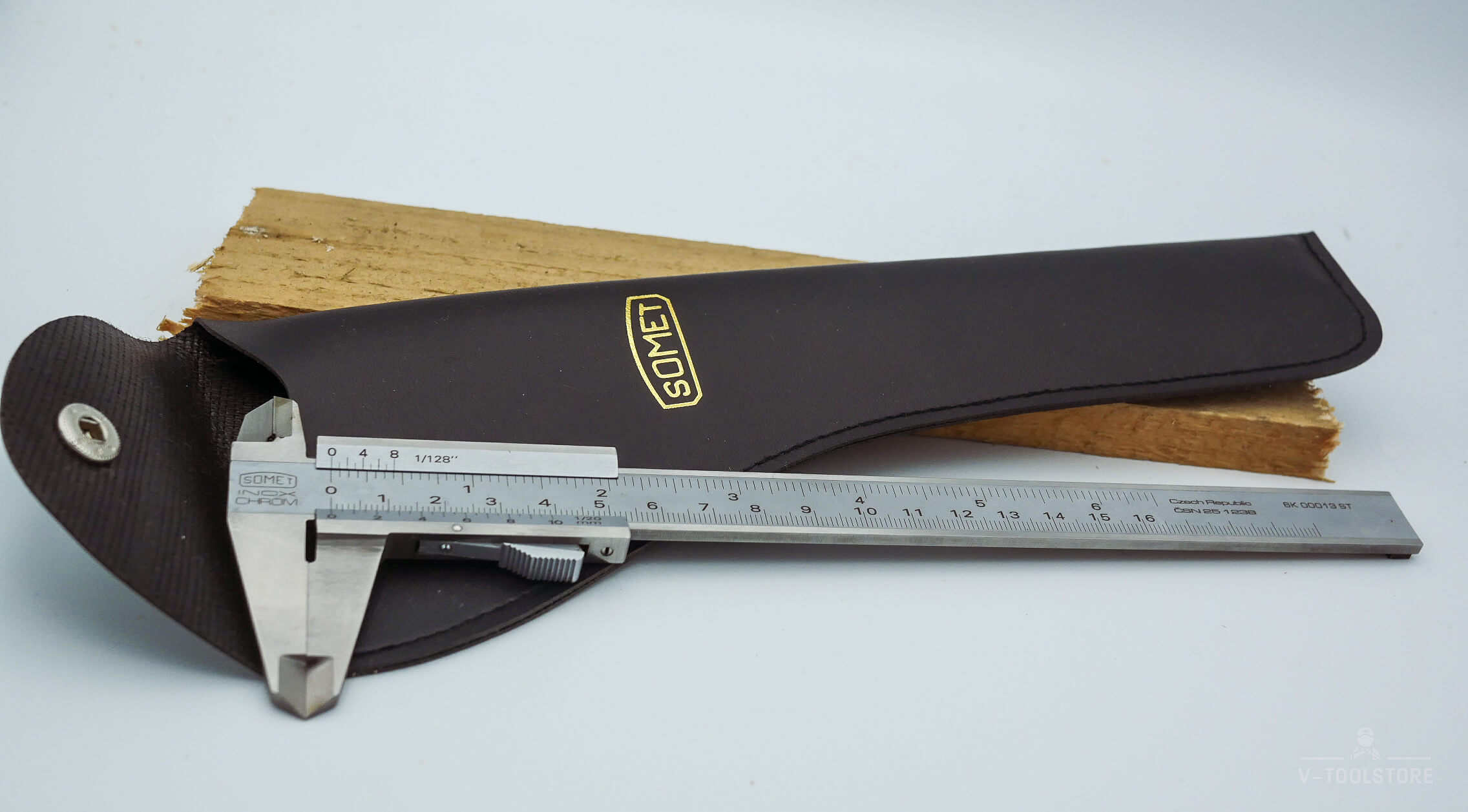 CALIBRADOR MECANICO 6"-150 MM X 0.05 INOX CHROM SOMET - Imagen 3